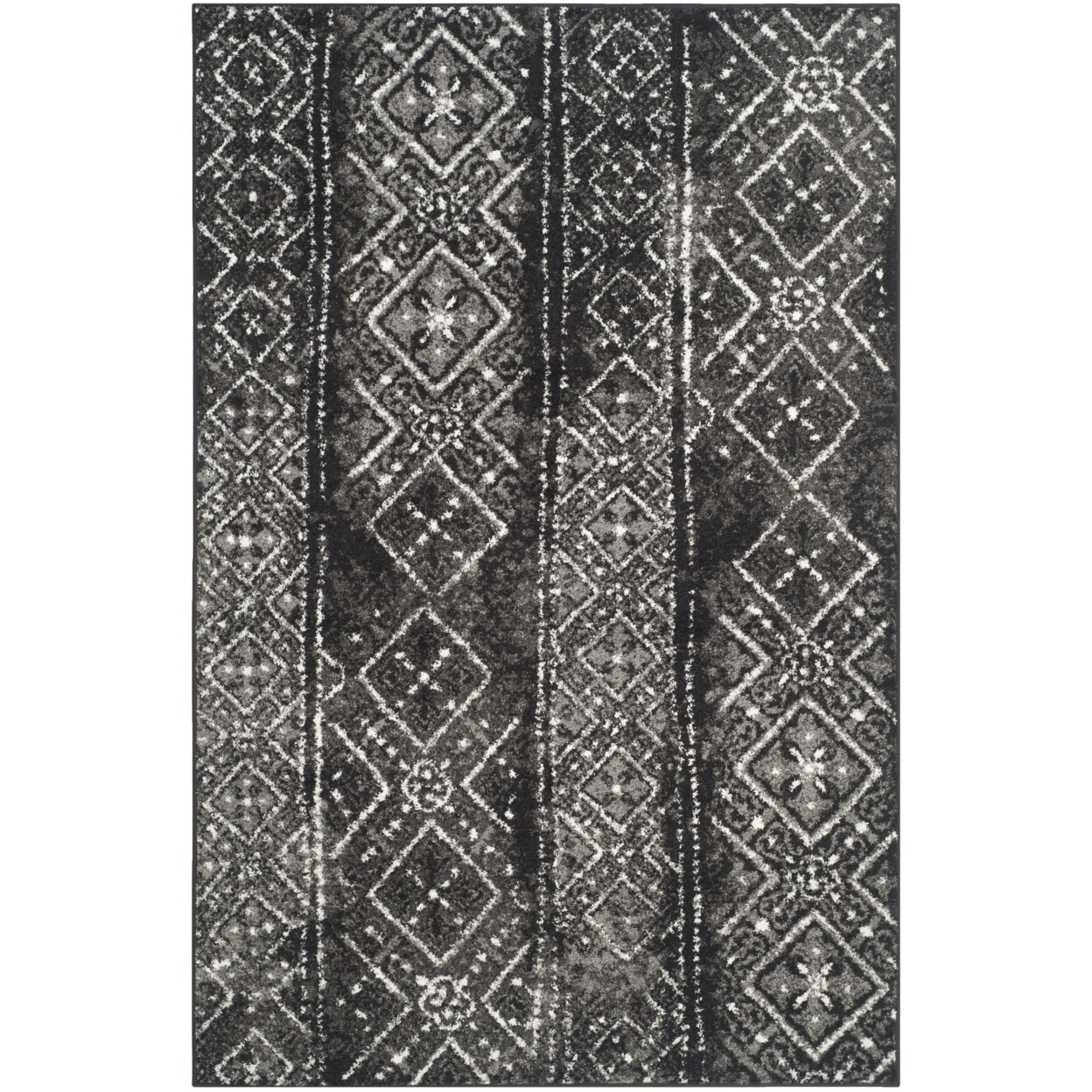 SAFAVIEH Adirondack Collection ADR111C Black / Silver Rug