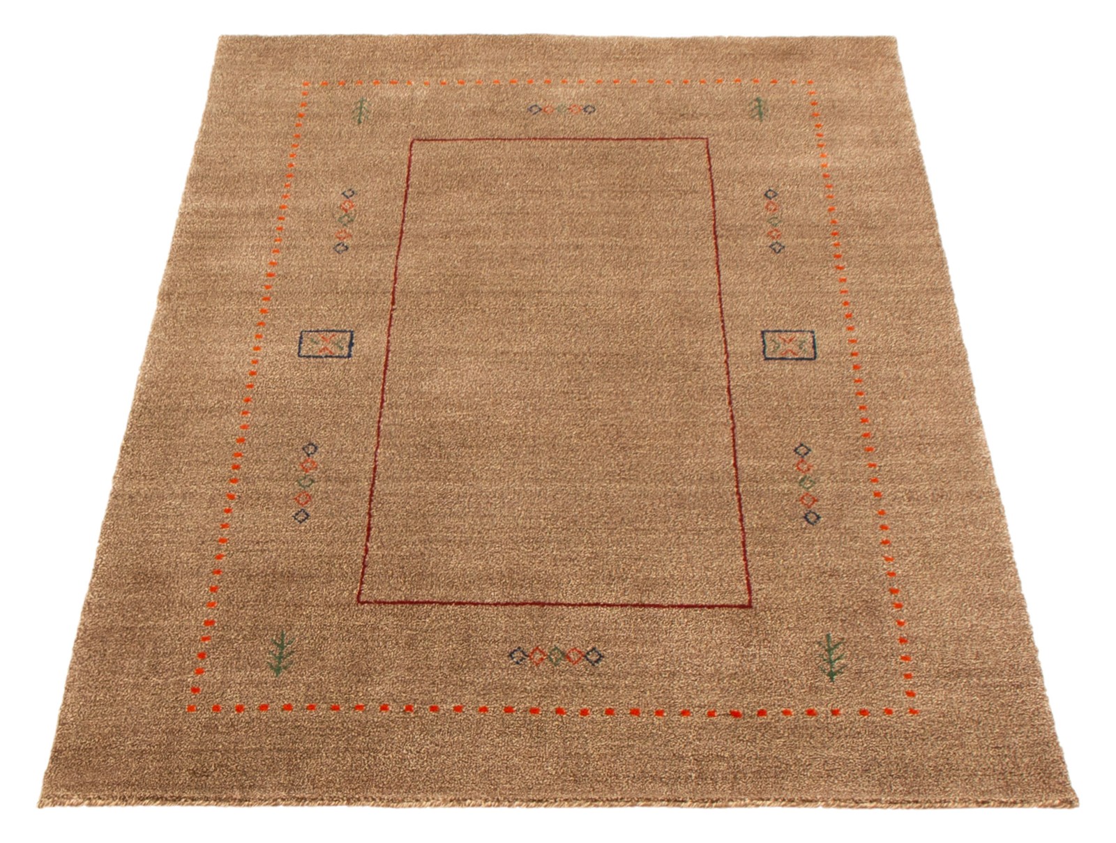 Traditional Hand loomed Oriental Carpet 3’11” x 6’0″ Wool Area Rug