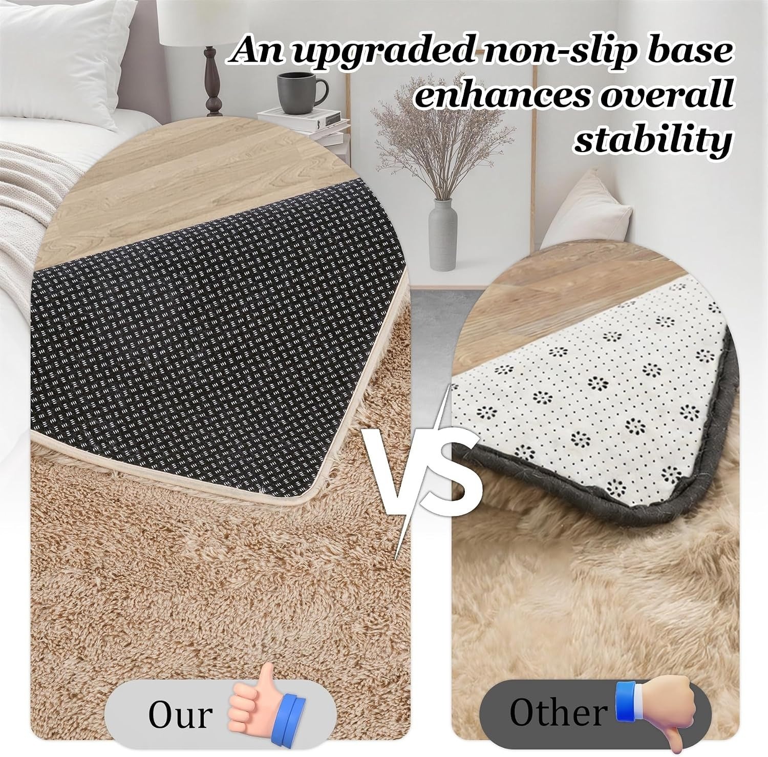 9×12 Soft Fluffy Shag Area Rug Non-Slip Plush Carpet for Living Room Home Decor