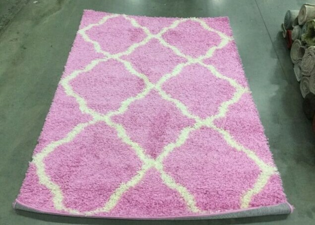PINK / IVORY 4′ X 6′ Back Stain Rug, Reduced Price 1172645172 SGD257I-4