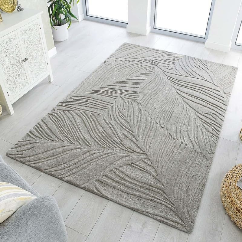 Hand Tufted Modern Design Exported Collection High Low Pattern Wool Carpet