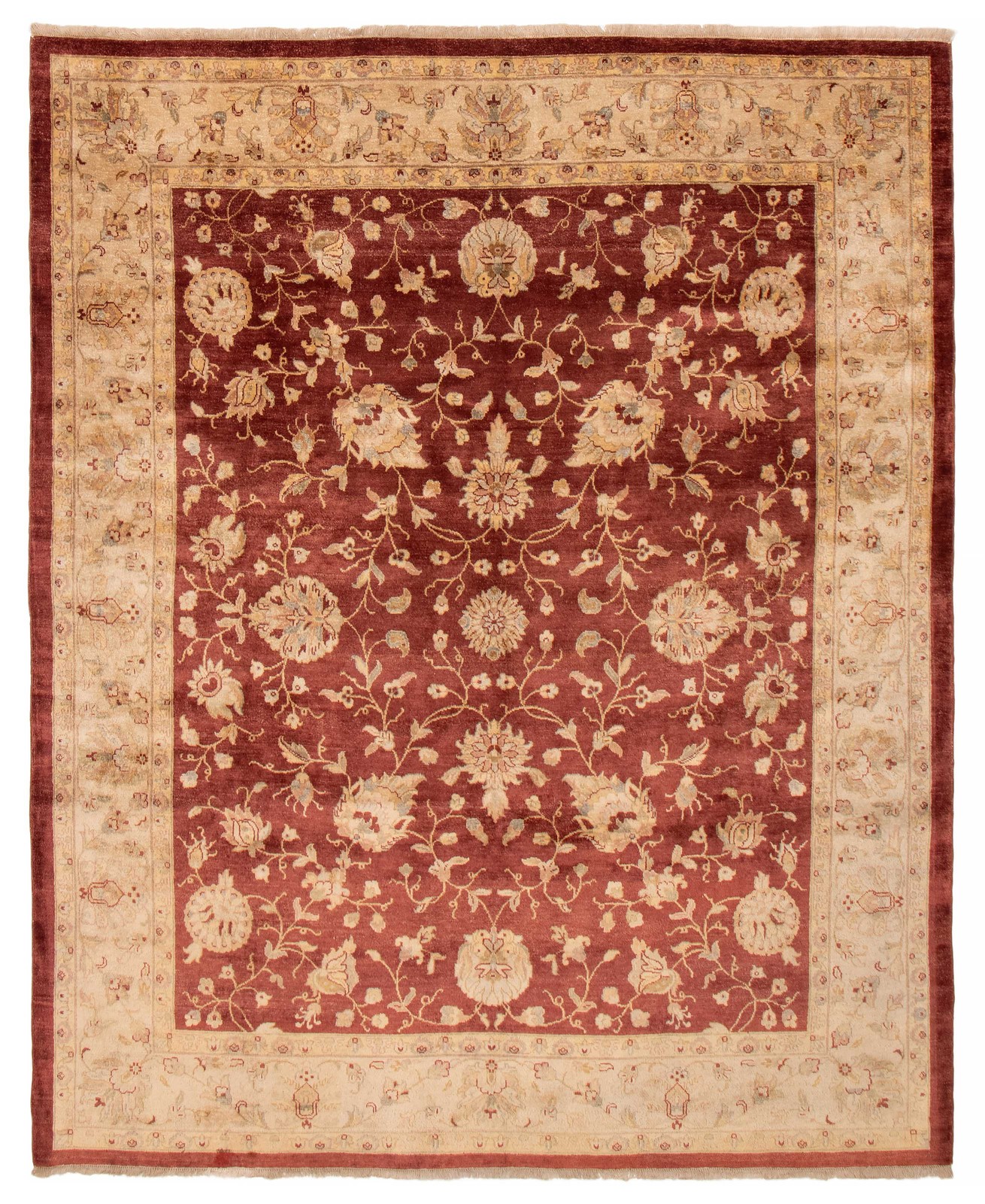 Hand Knotted Area Rug 8’0″ x 9’8″ Traditional Oriental Wool Carpet