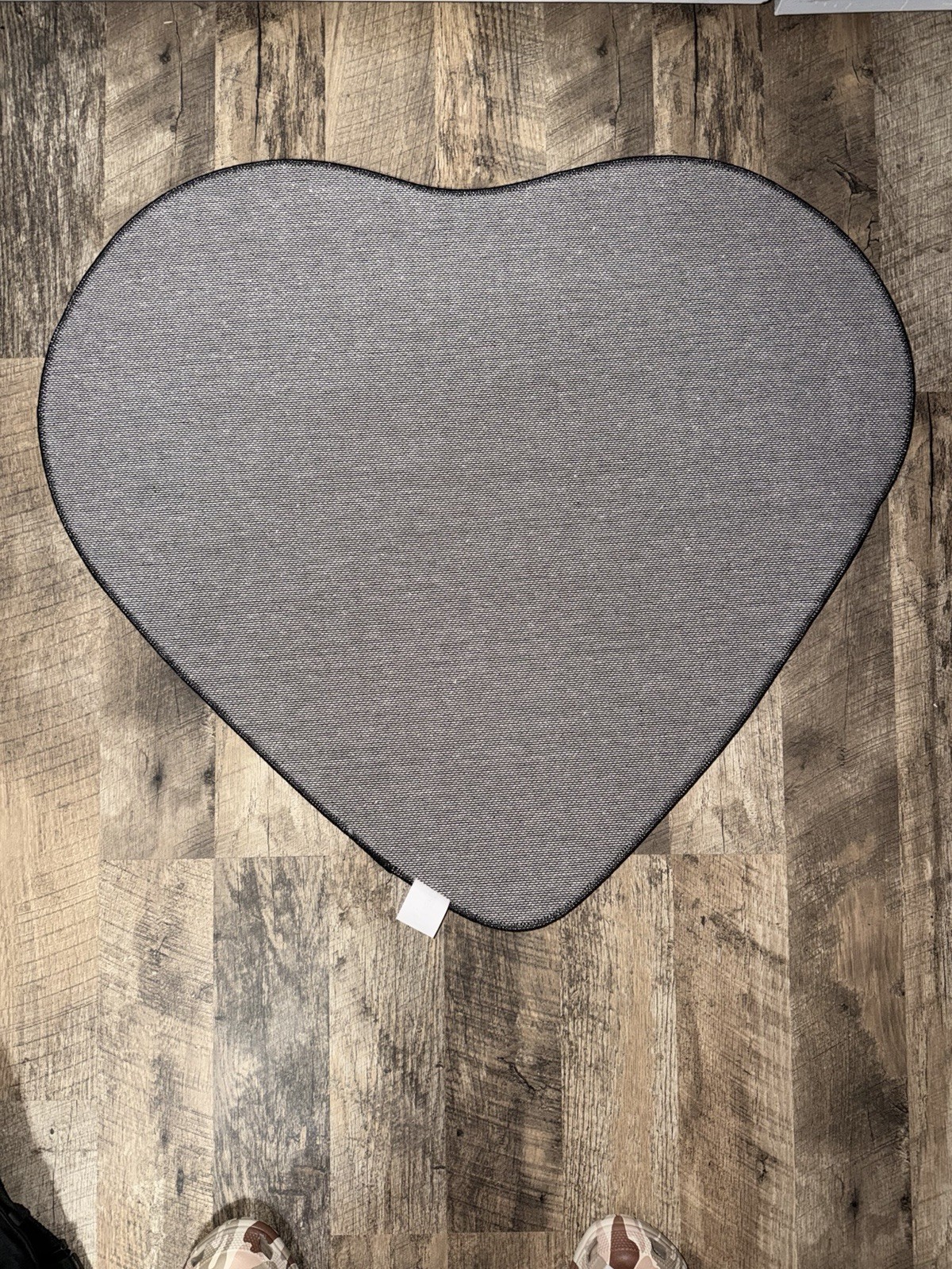 Heart Shaped Evil Eye Tufted Rug