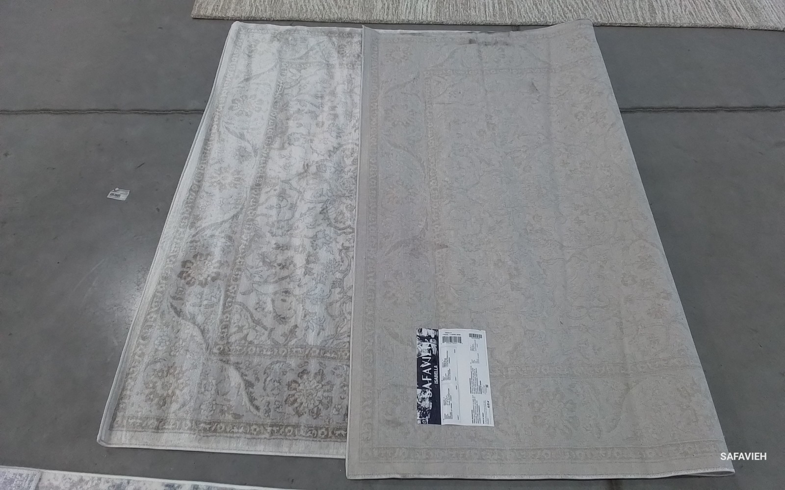 CREAM / BEIGE 5′-3″ x 7′-6″ Back Stain Rug, Reduced Price 1172780041 ISA912A-5