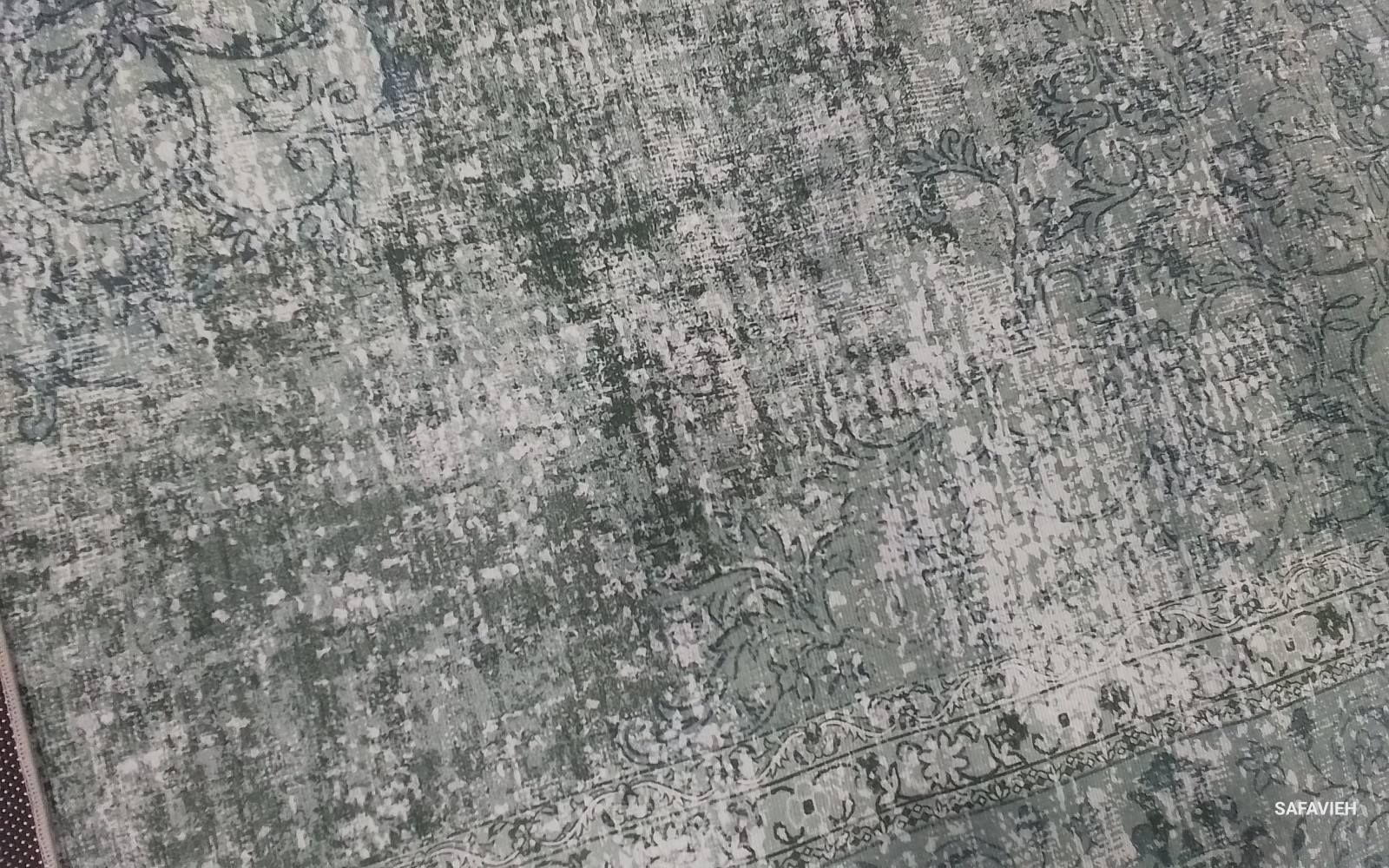 GREEN / GREEN 8′-0″ x 10′-0″ Stained Rug, Reduced Price 1172778422 TSN190X-8