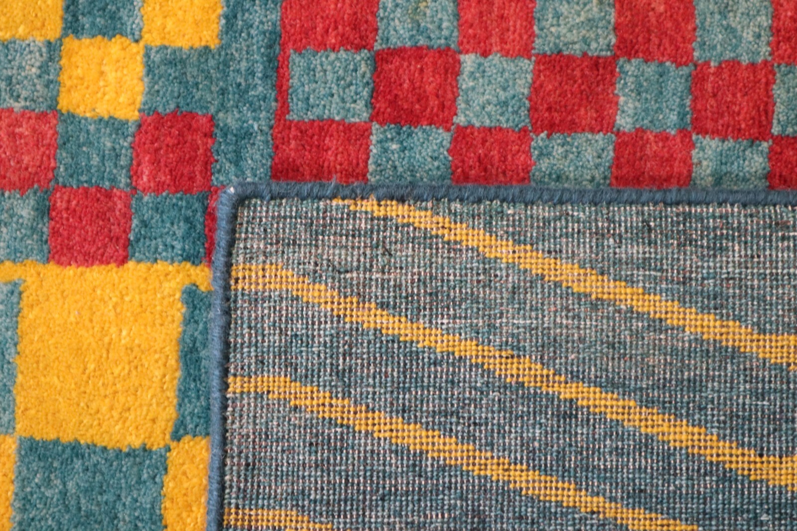 6’0″ x 9’0″ ft. Colorful Gabah Vegetable Dye Wool Hand Knotted Traditional Rug