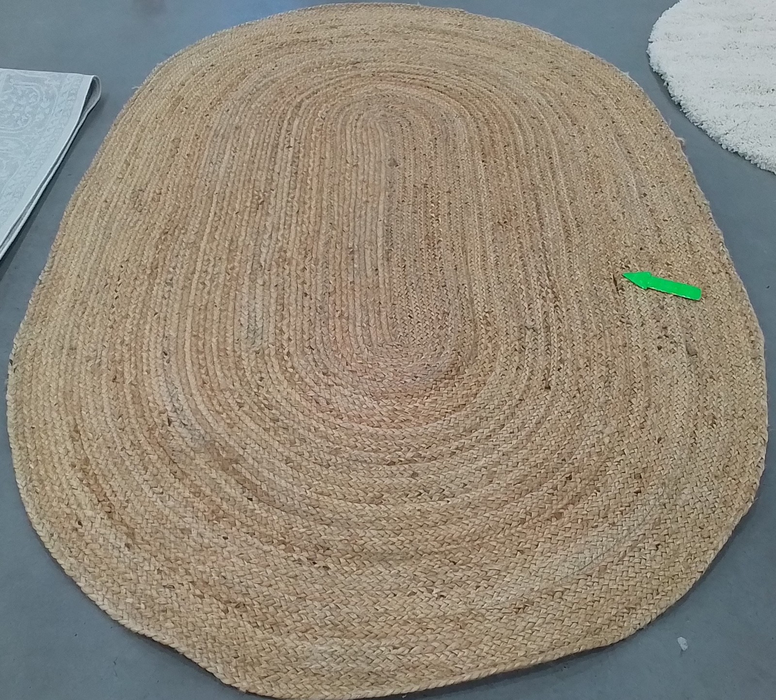 NATURAL 5′-0″ x 8′-0″ Broken Thread Rug, Reduced Price 1172799144 CAP252A-5OV