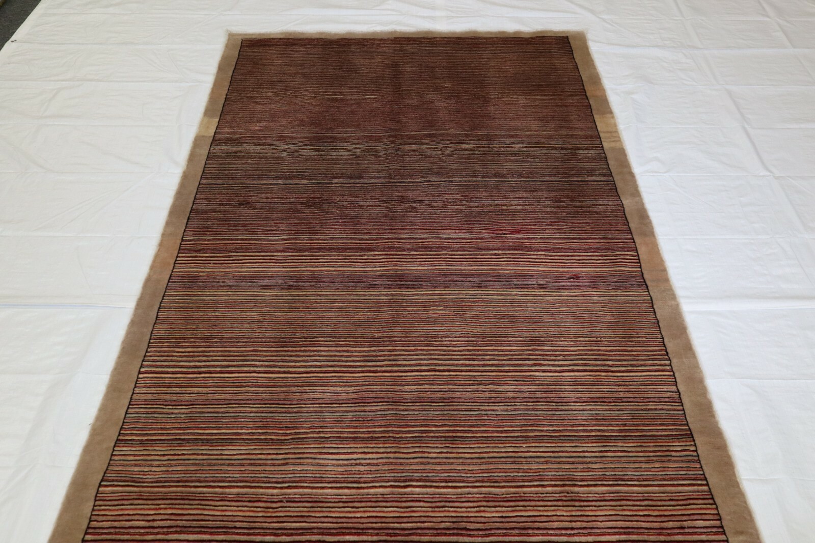 5’1″ x 8’4″ ft. Gabeh Oriental Wool Area Tribal Gaba Afghani Indo Rug