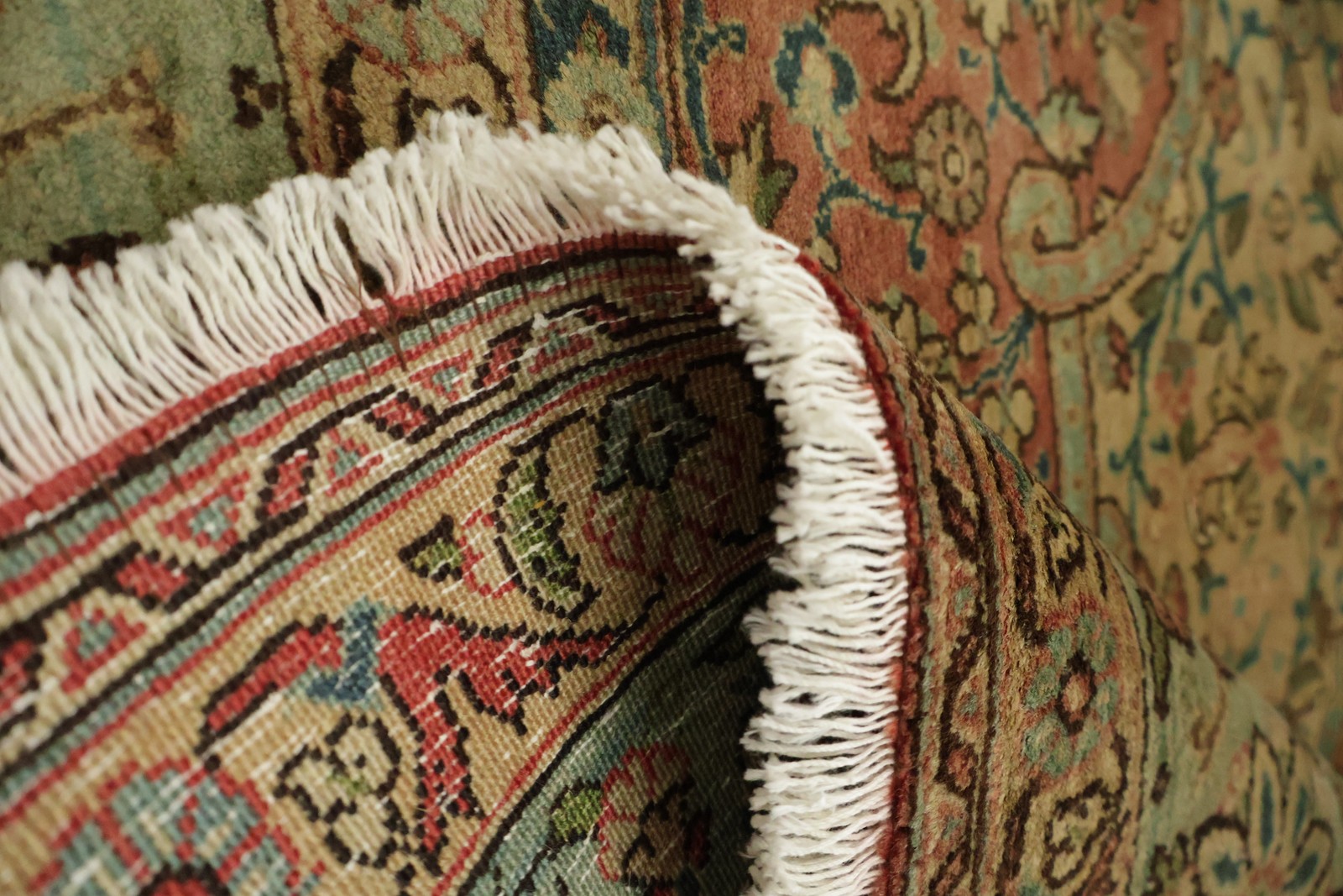 Wool & Silk Hand-Knotted Medallion Rug 5×9 Elegant Floral Traditional Carpet