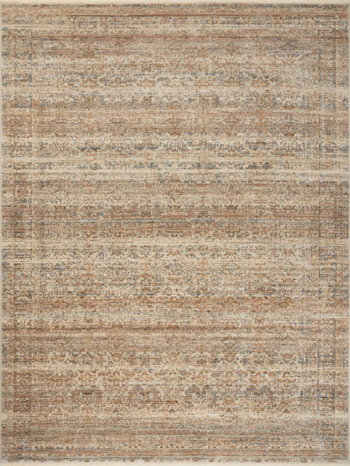 Loloi Amber Lewis Molly Natural/Denim 2′-3″ x 3′-10″ Accent Rug