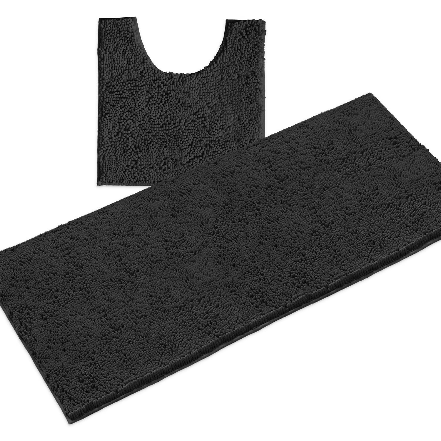 LuxUrux Rug Set Black XL Runner Mat