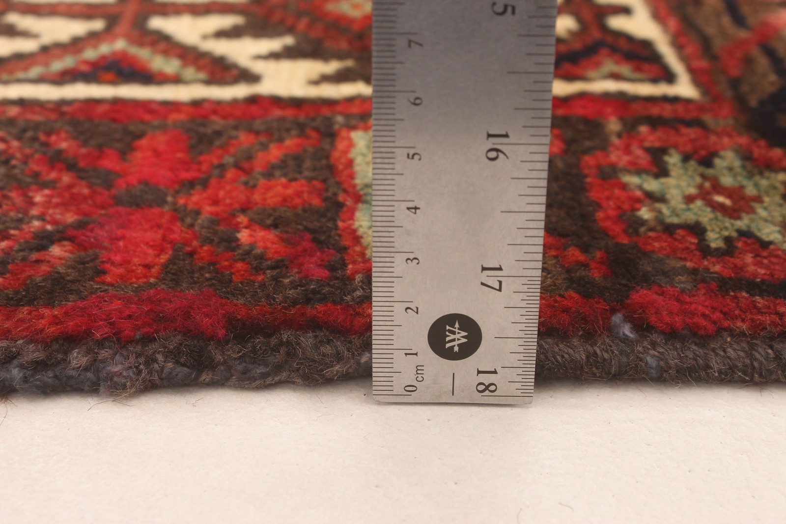 Vintage Hand-Knotted Area Rug 5’1″ x 9’6″ Traditional Oriental Wool Carpet