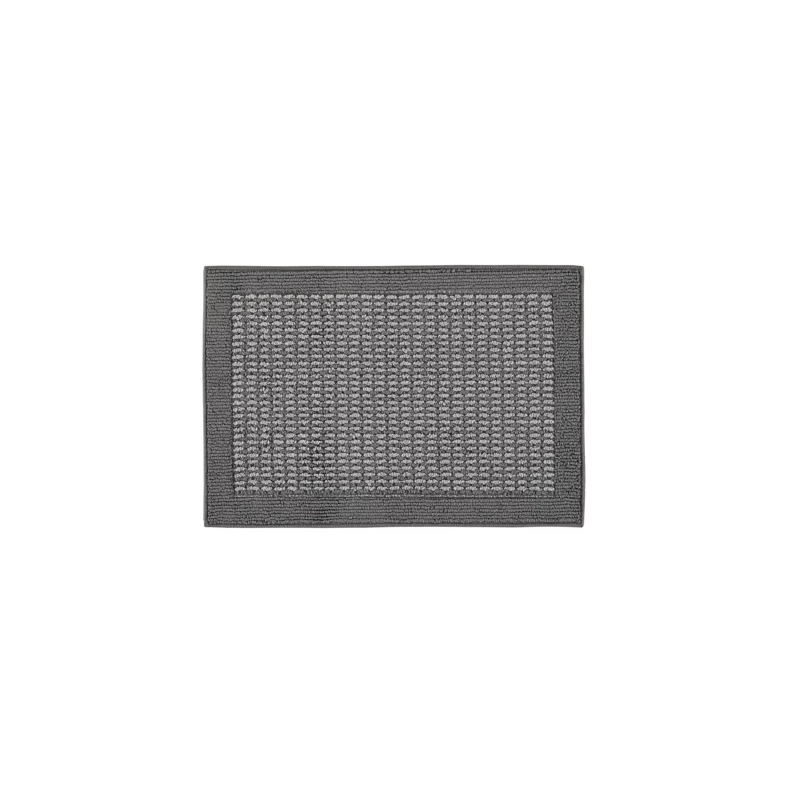Farmhouse Faux Sisal Olefin Gray Border Indoor Accent Rug, 1’8″x2’6″