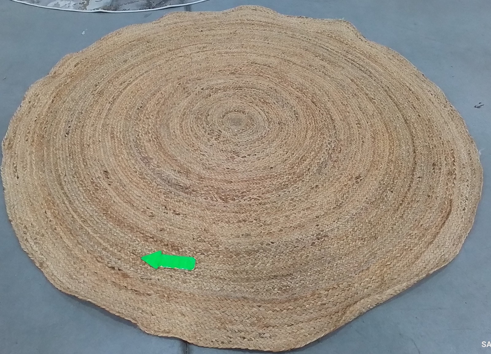 NATURAL 6′-0″ x 6′-0″ Broken Thread Rug, Reduced Price 1172797579 CAP252A-6R