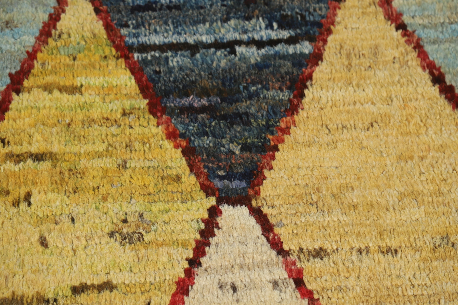 Modern Handmade Luxury Hand-Knotted Moroccan Wool Area Rugs Living Room 7×9 ft