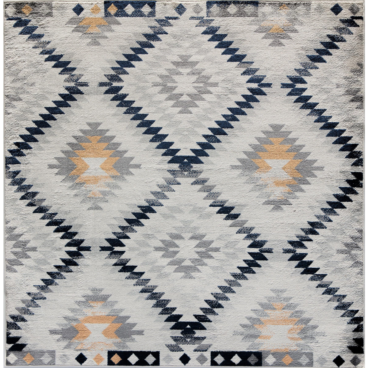 Rugs America Br30A Kilim Gold Moroccan Tribal Area Rug 4 X 4