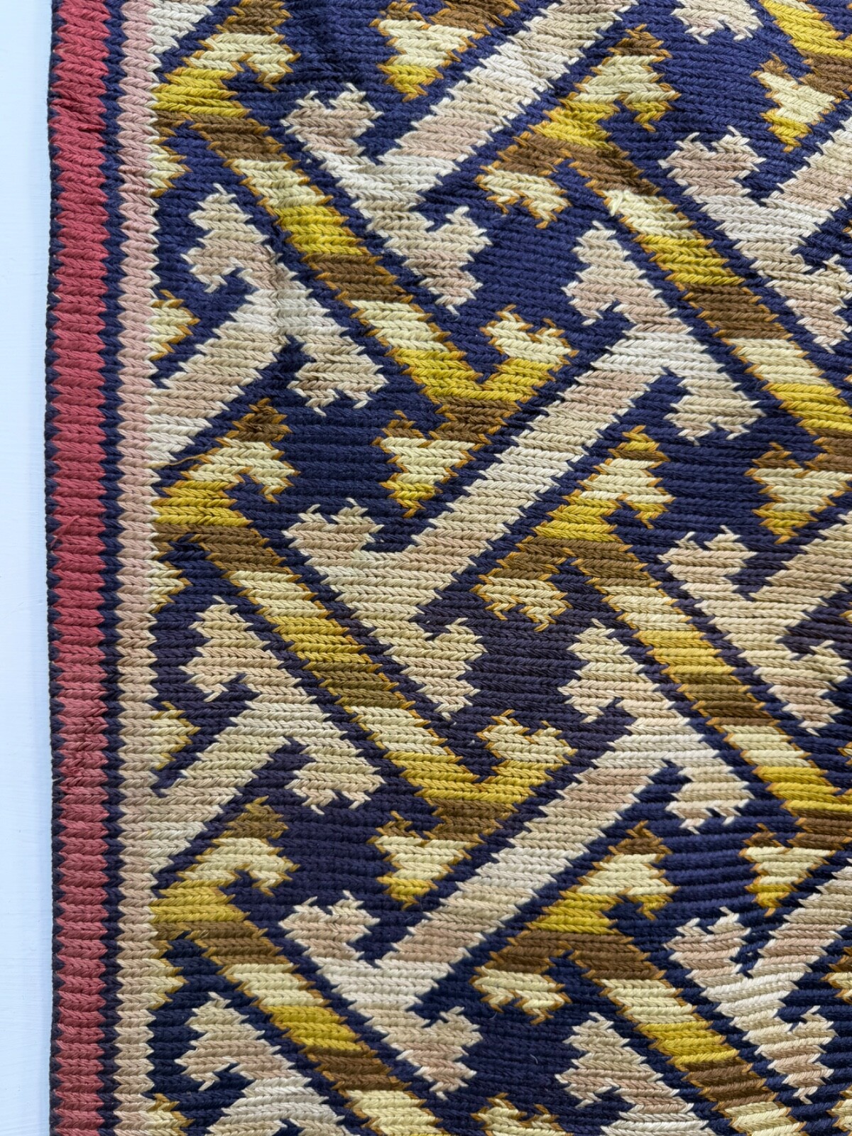 Vintage Beautiful Hand Silk Embroidered Floor Area Rug 302×154 Cm
