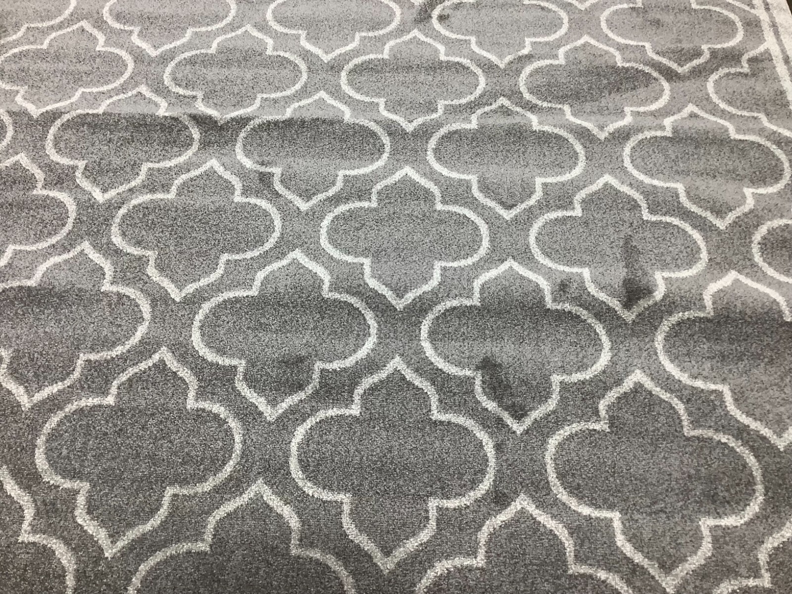 GREY / LIGHT GREY 8′-0″ x 10′-0″ Stained Rug, Reduced Price 1172679310 AMT412C-8