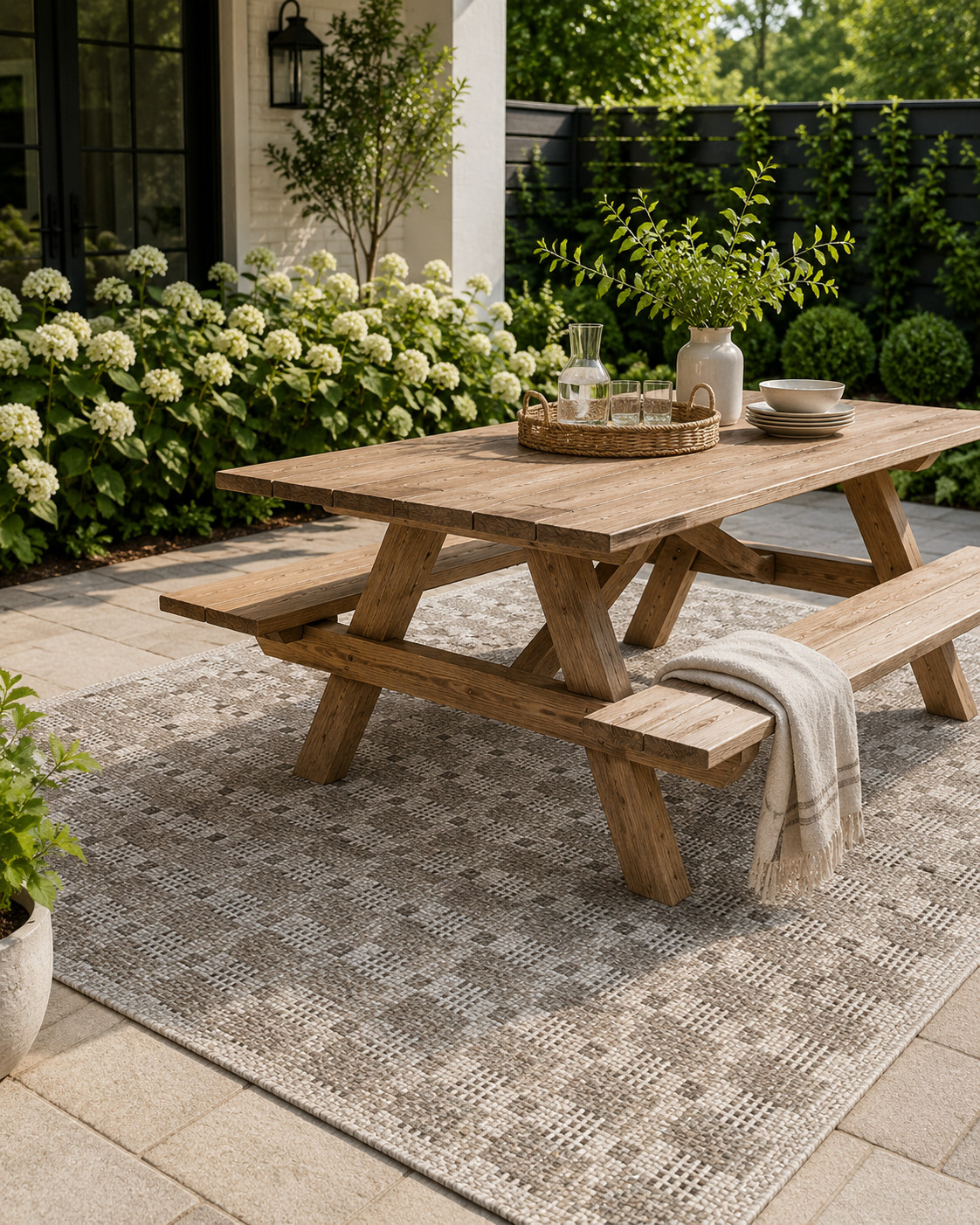 2ft x 3ft Rug Capri Patterned Indoor Outdoor Rug