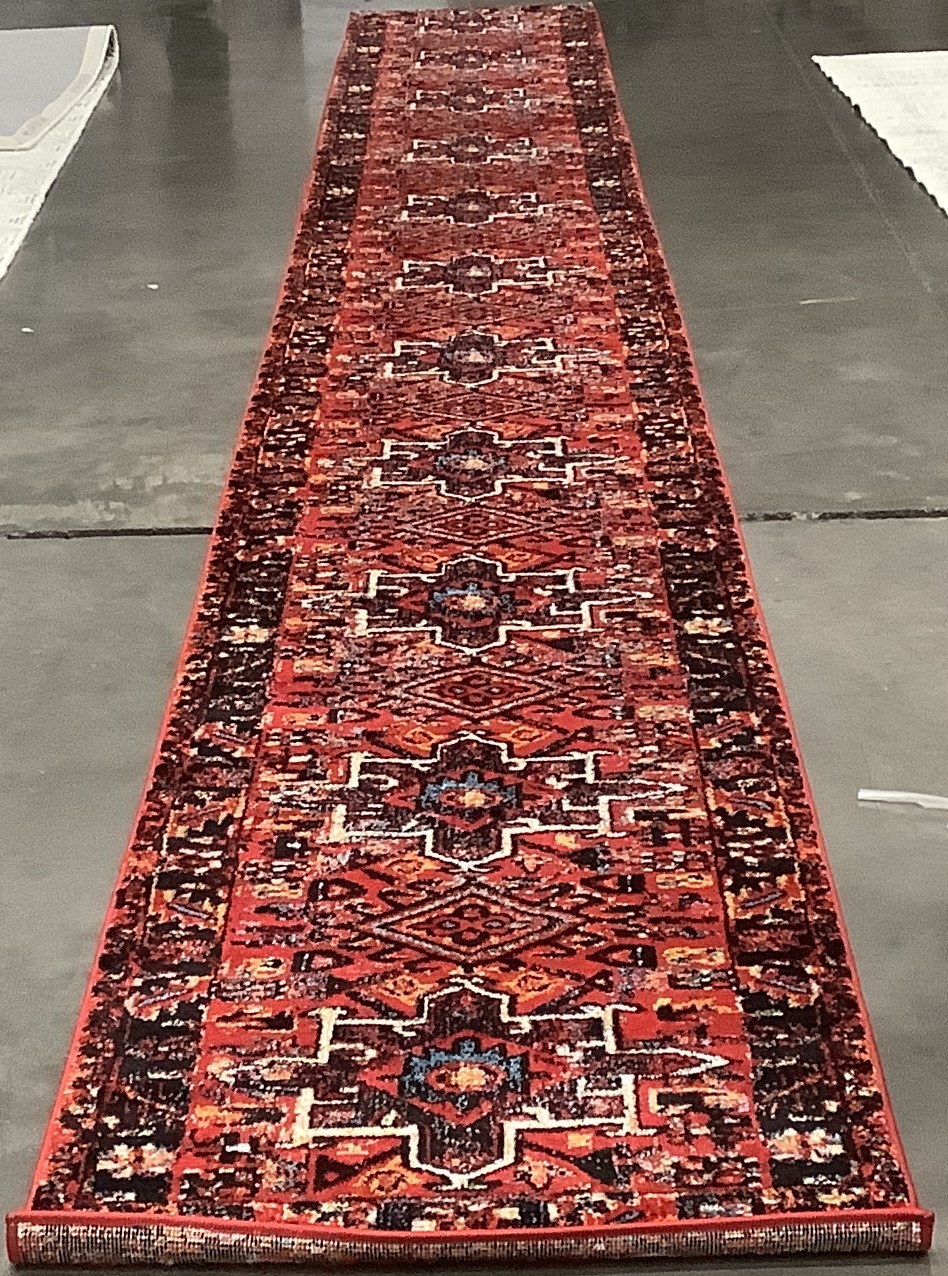 RED / MULTI 2′-3″ x 22′-0″ Flaw in Rug, Reduced Price 1172683293 VTH211A-222