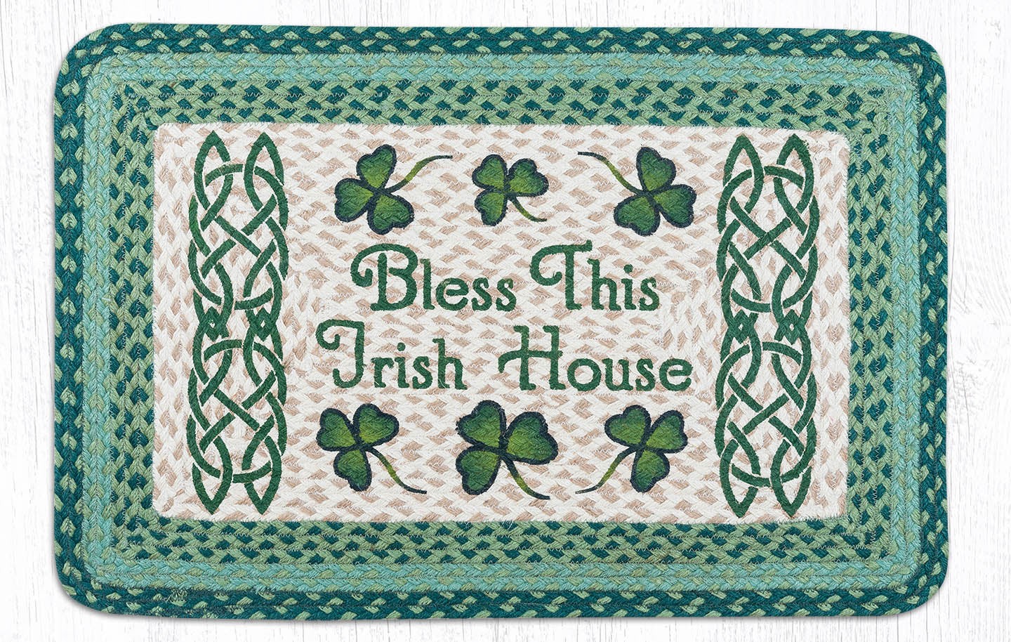 Earth Rugs PP-116 Bless This Irish House Oblong Patch 20″ x 30″