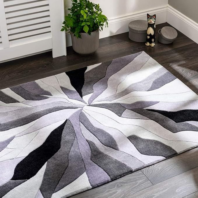 New Handmade Hand Tufted Wool Bedroom(4x6feet,Multi) Carpets Area Rug Living