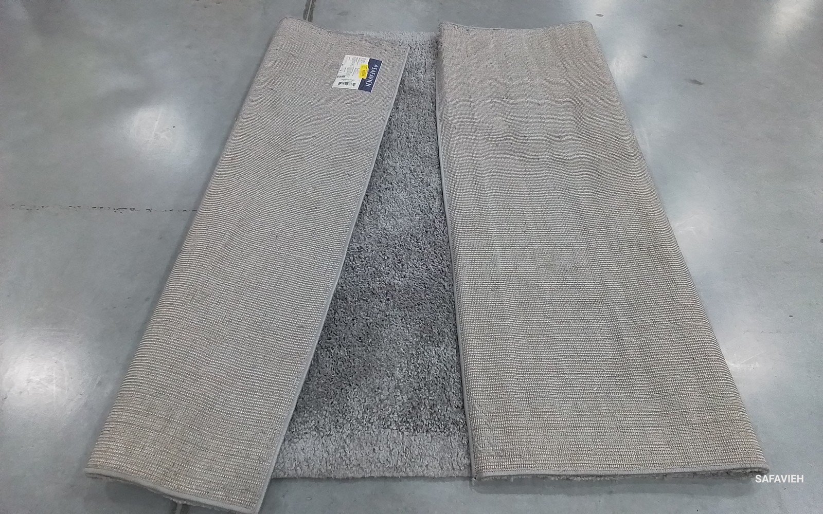 GREY 5′-3″ x 7′-7″ Broken Thread Rug, Reduced Price 1172807524 AUG522G-5