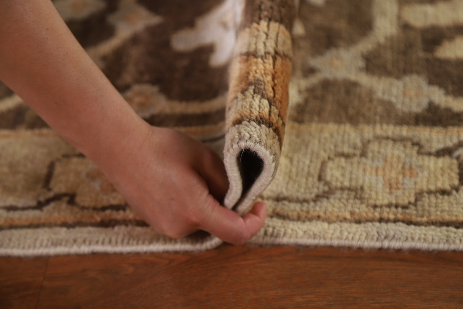 All-over Pattern Oushak Traditional Turkish Rug 9×12 Hand-knotted Wool