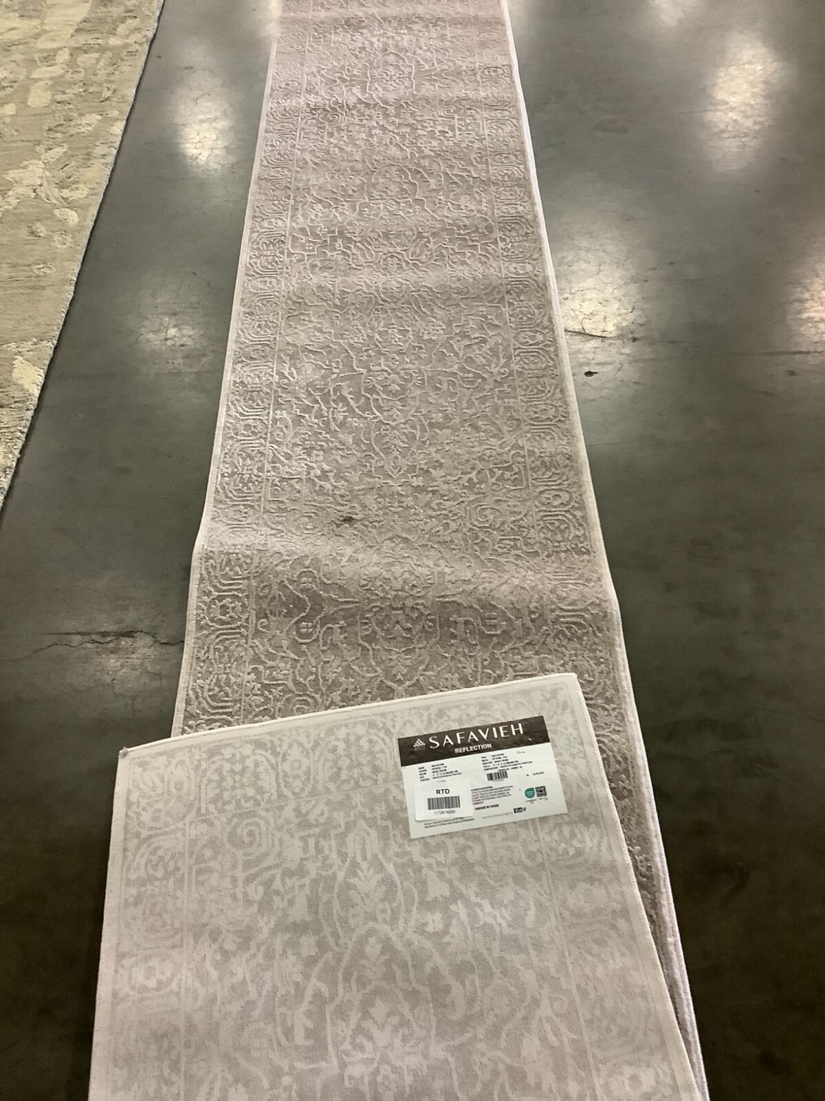 BEIGE / CREAM 2′-3″ X 16′ Broken Thread Rug Reduced Price 1172674260 RFT670A-216