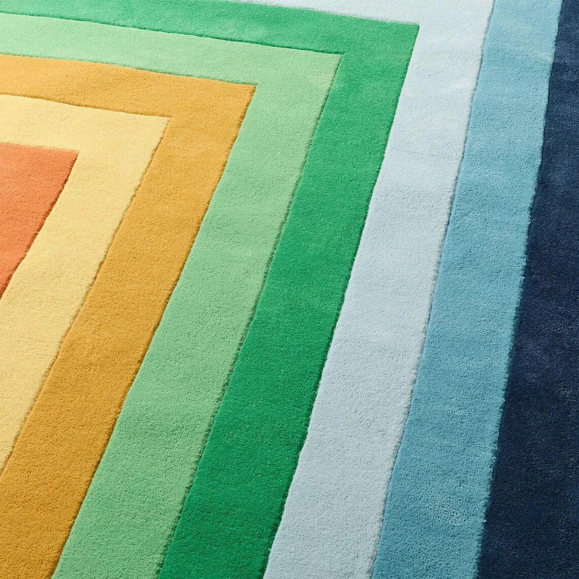 New Modern Multi-19 Colorful Kids Hand Tufted Area Rug 100% Woolen Carpet