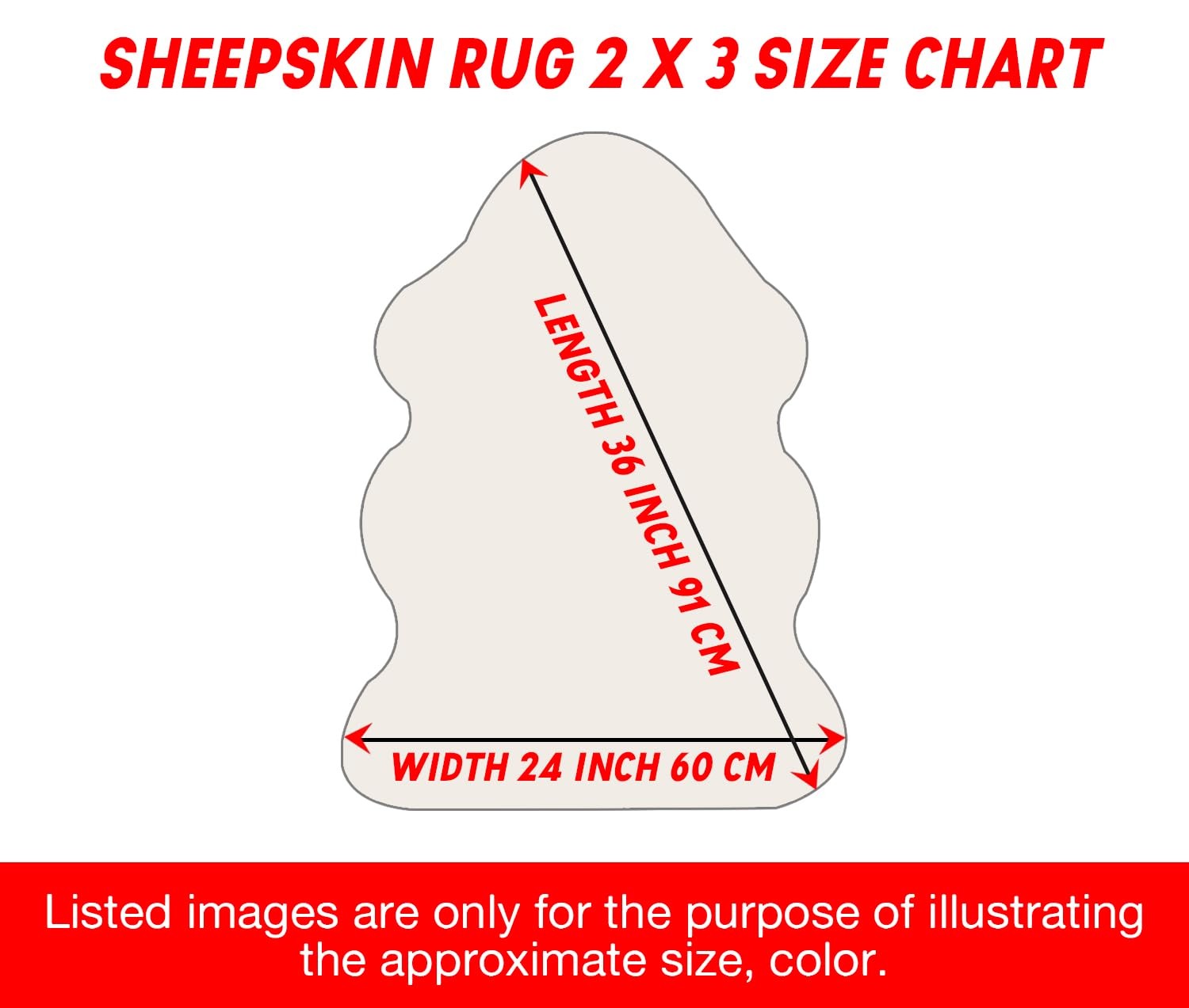 Sheepskin Natural Fluffy Fur Rug Real Nursery Sheep Skin Bedroom Area Rug