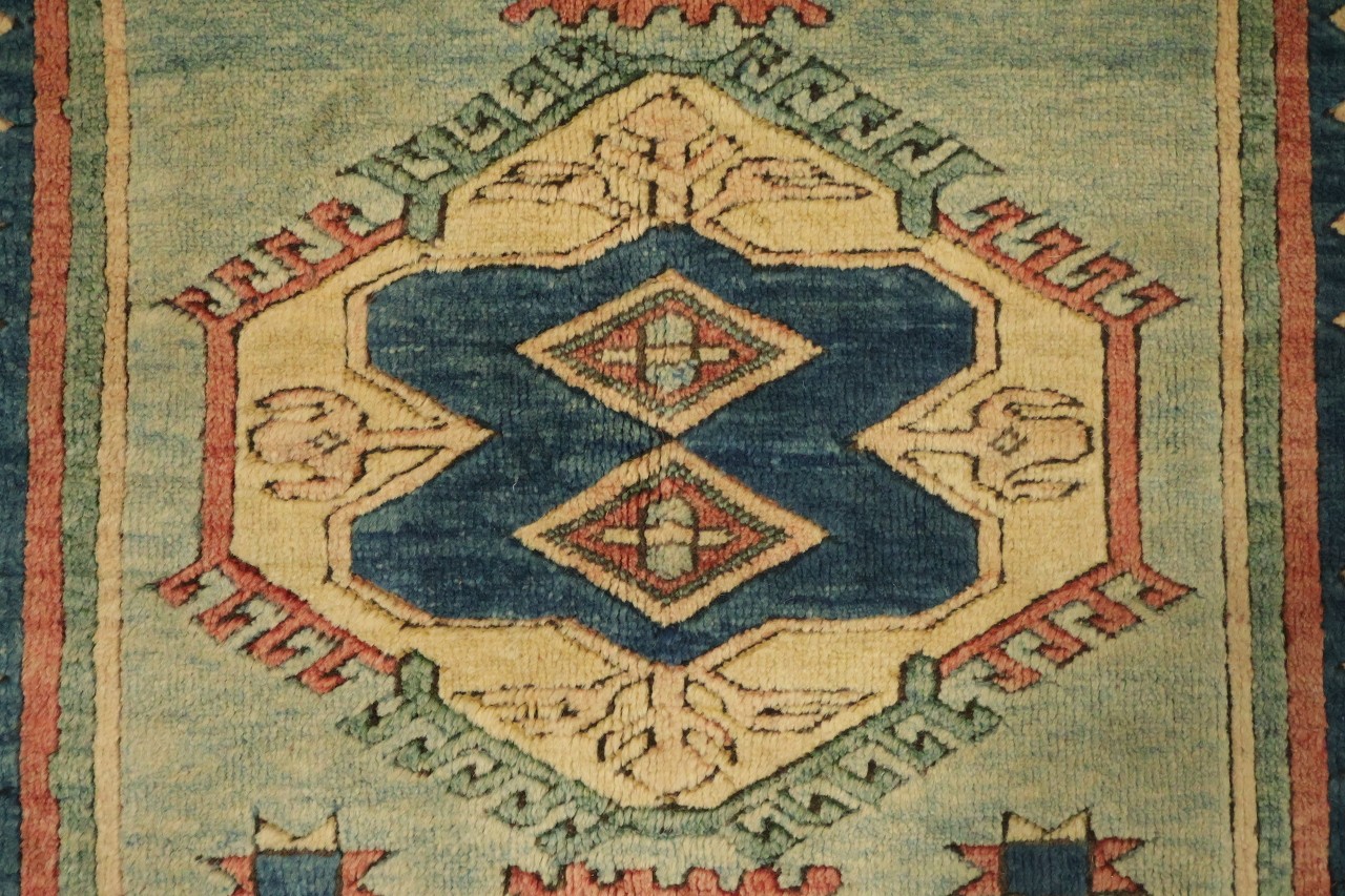 Heritage Inspired 6×8 Anatolian Rug Hand-Knotted Wool in Medallion Design