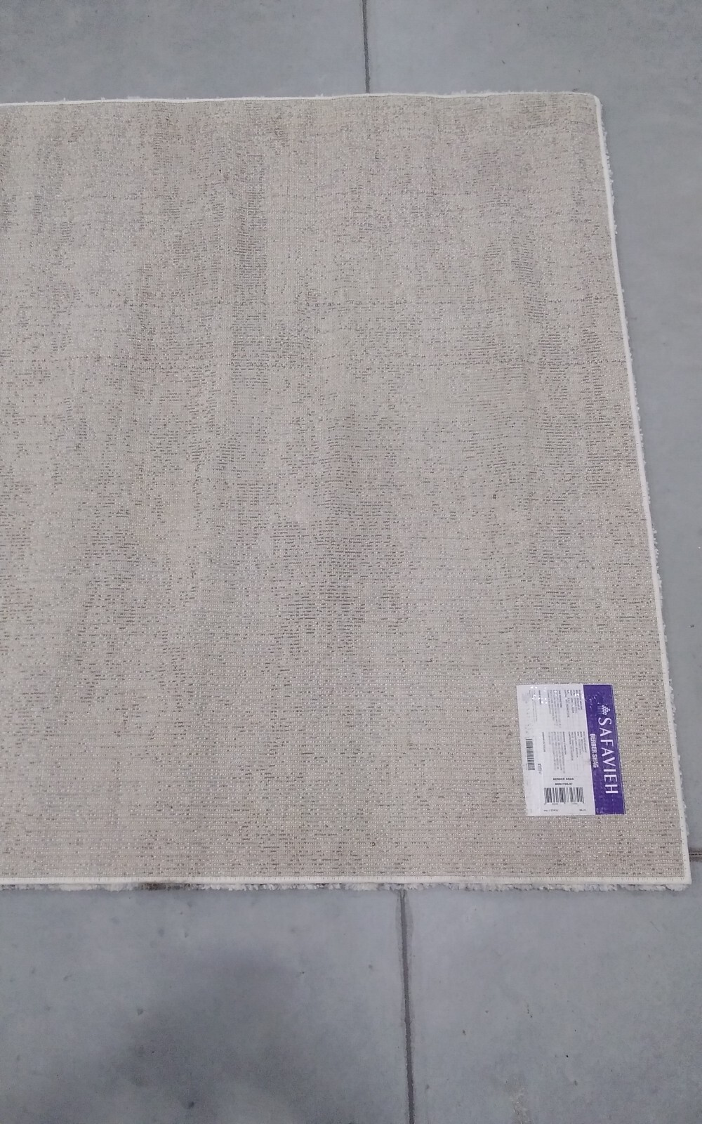 GREY / CREAM 5′ X 7′ Flaw in Rug, Reduced Price 1172708558 BER219G-57