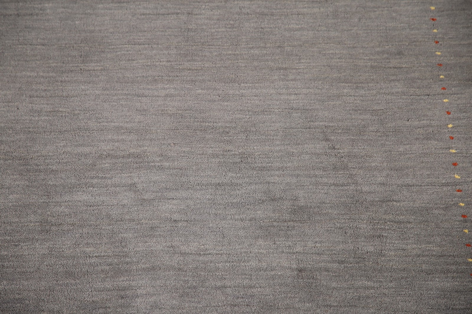 Tribal Gray Gabbeh Rug 4×6 Ft Hand-Knotted Oriental Modern Wool Carpet