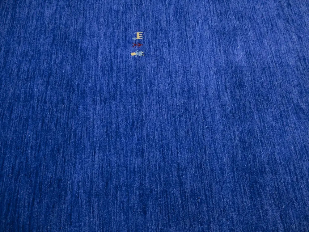 Royal Blue Tribal Pictorial Style 6X9 Gabbeh Modern Rug Living Room Decor Carpet