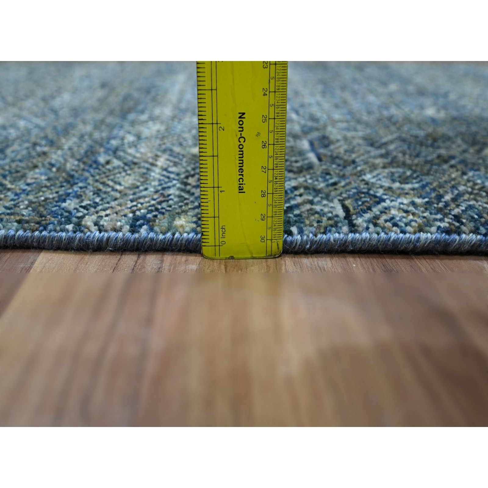2’x3′ Blue Kohinoor Herat Pattern Soft Wool Hand Knotted Mat Oriental Rug 76886