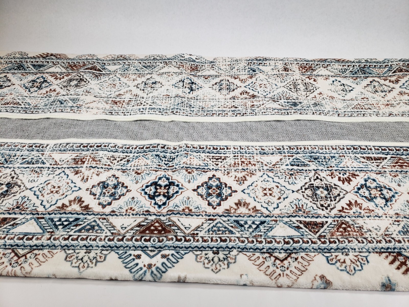 Retro Boho Design Area Rug 4×6 Washable Non-Slip Living Room Indoor Throw Rug