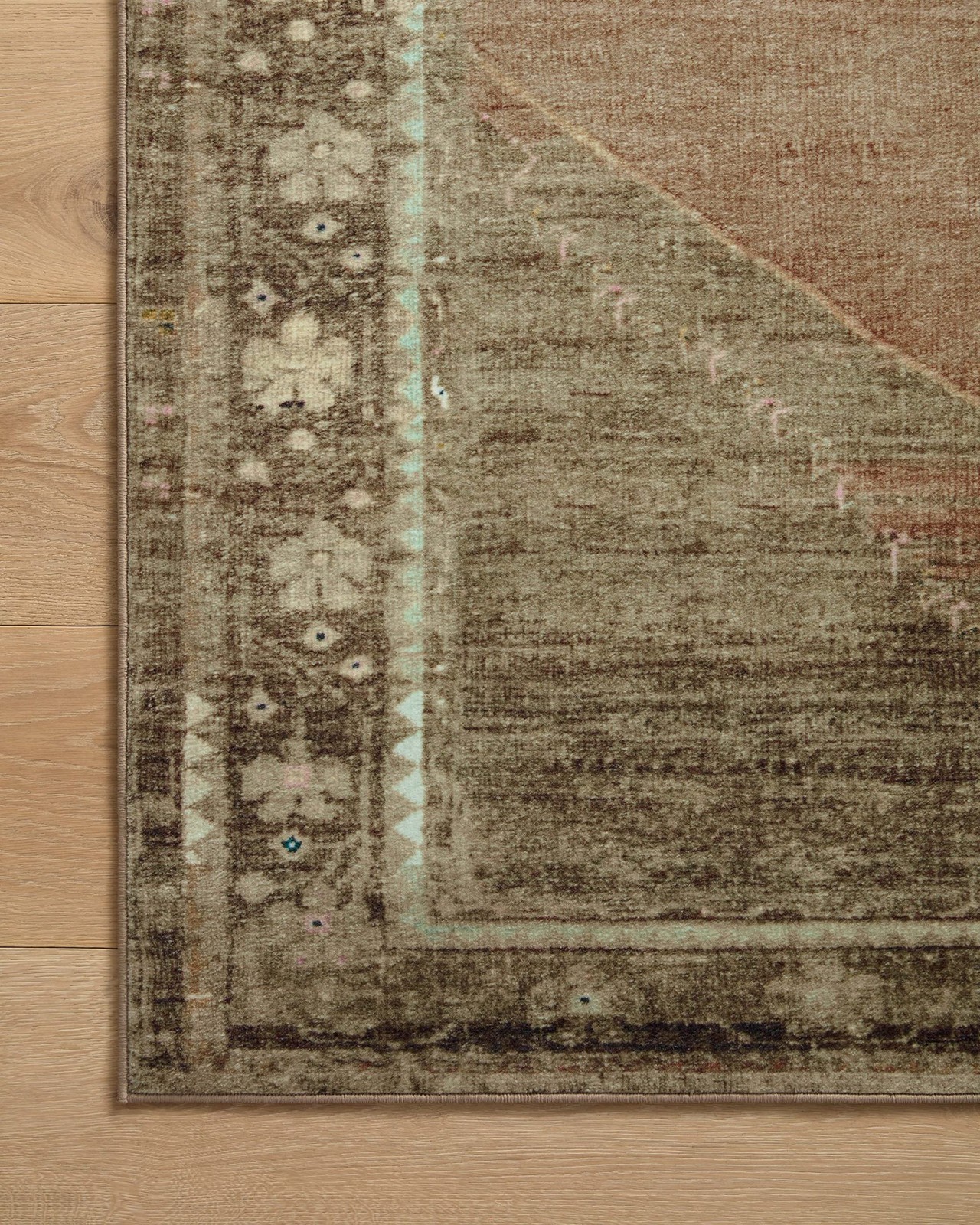 Loloi Magnolia Home By Joanna Gaines Sinclair Collection Sin-06 Clay/Tobacco