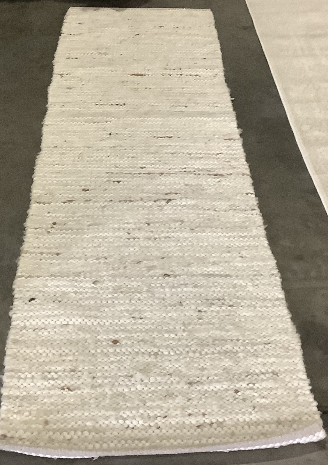IVORY / GOLD 2′-3″ X 8′ Back Stain Rug, Reduced Price 1172668409 NAT350D-28