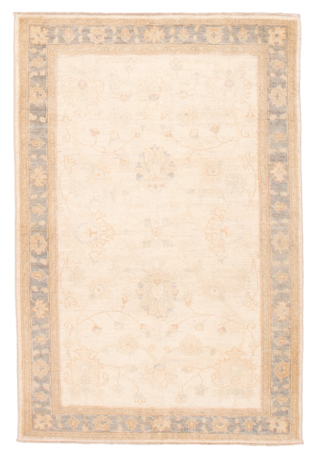 Hand Knotted Area Rug 3’9″ x 5’11” Traditional Oriental Wool Carpet