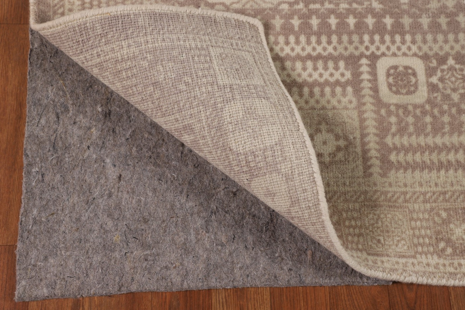 Geometric Wool Handmade Area Rug 5×8 Home Decor Oriental Brown Carpet