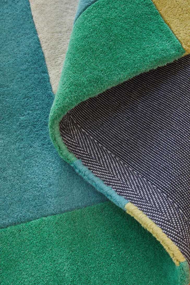 New Modern Abstract Premium Quality Hand Tufted 100% Pure Woolen Area Rug For
