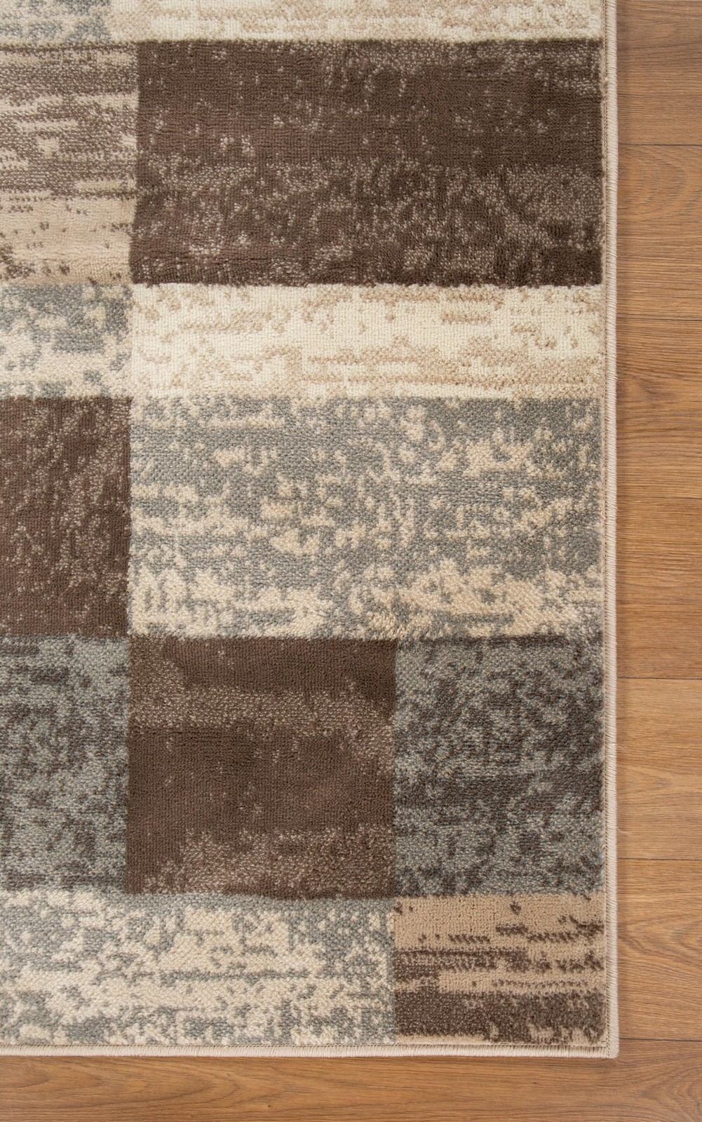 Rockwood Modern Geometric Indoor Area Rug, 5’x5′, Slate Z