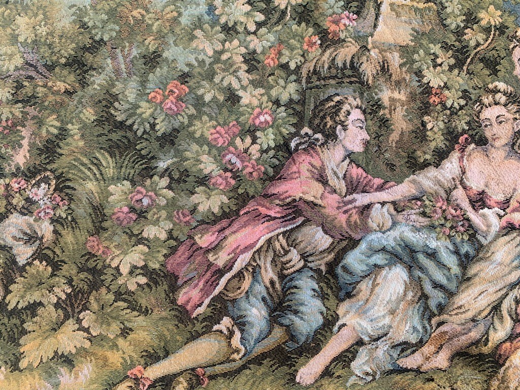 Vintage Tapestry, French Tapestry Romantic Pictorial Tapestry Home Decor 2×3 ft