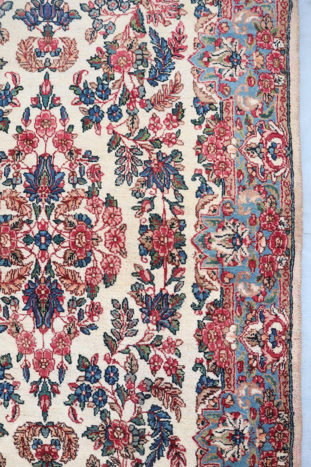 Antique Rug 2’9×5’3 ft Beige Handmade Trible Area Rug- 3×5 Entryway Rug-Kids Rug