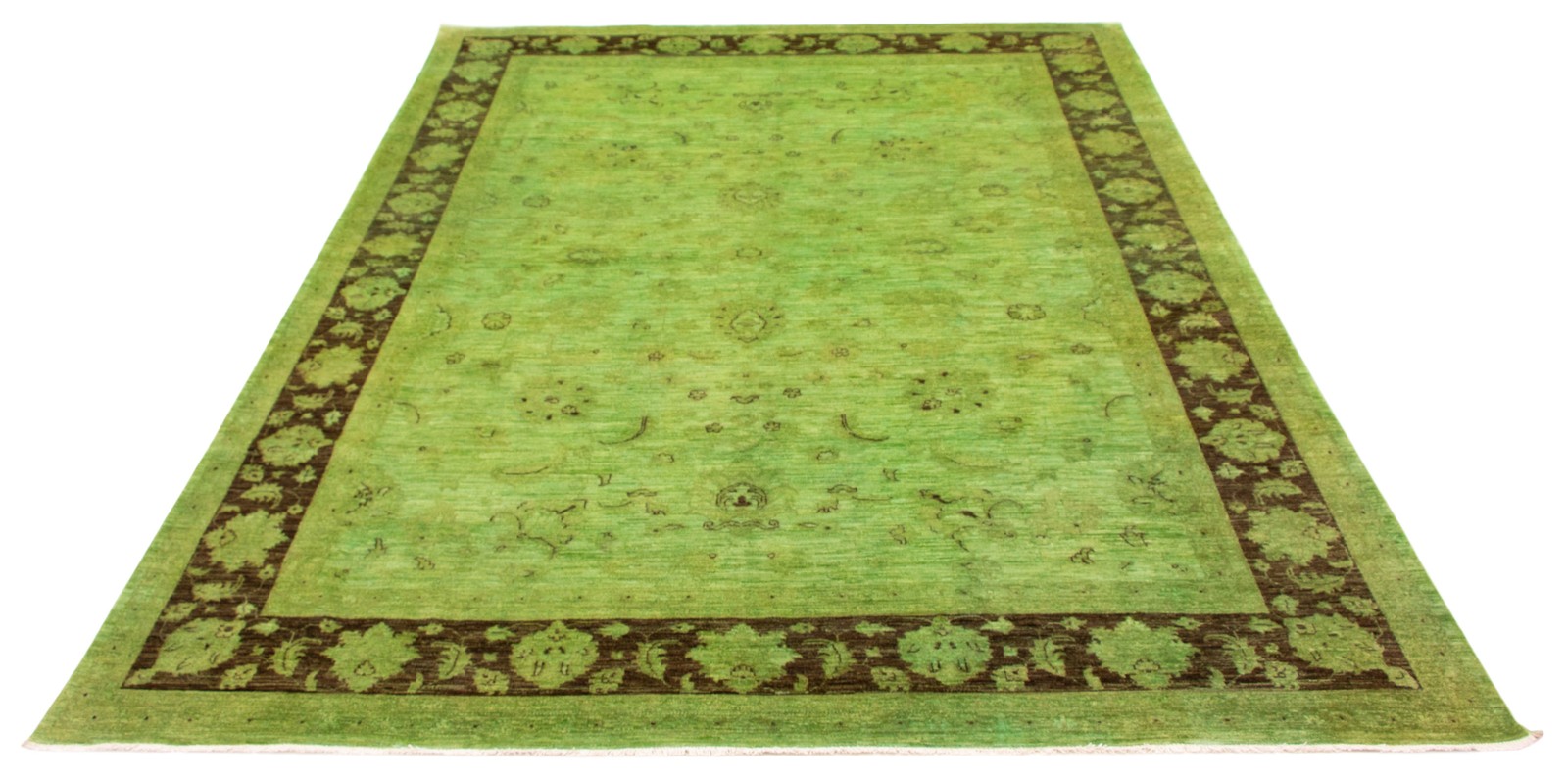 Traditional Hand-knotted Carpet 9’9″ x 13’5″ Wool Oriental Area Rug