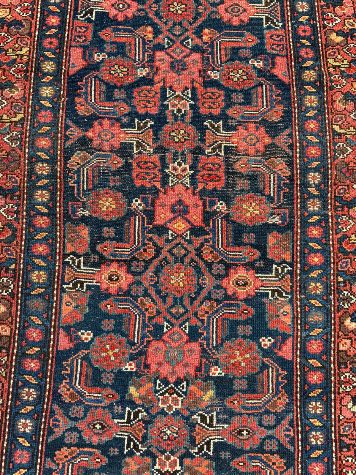 Antique Hand Knotted Oriental Wool Rug Carpet Floor Area Floor Covering
