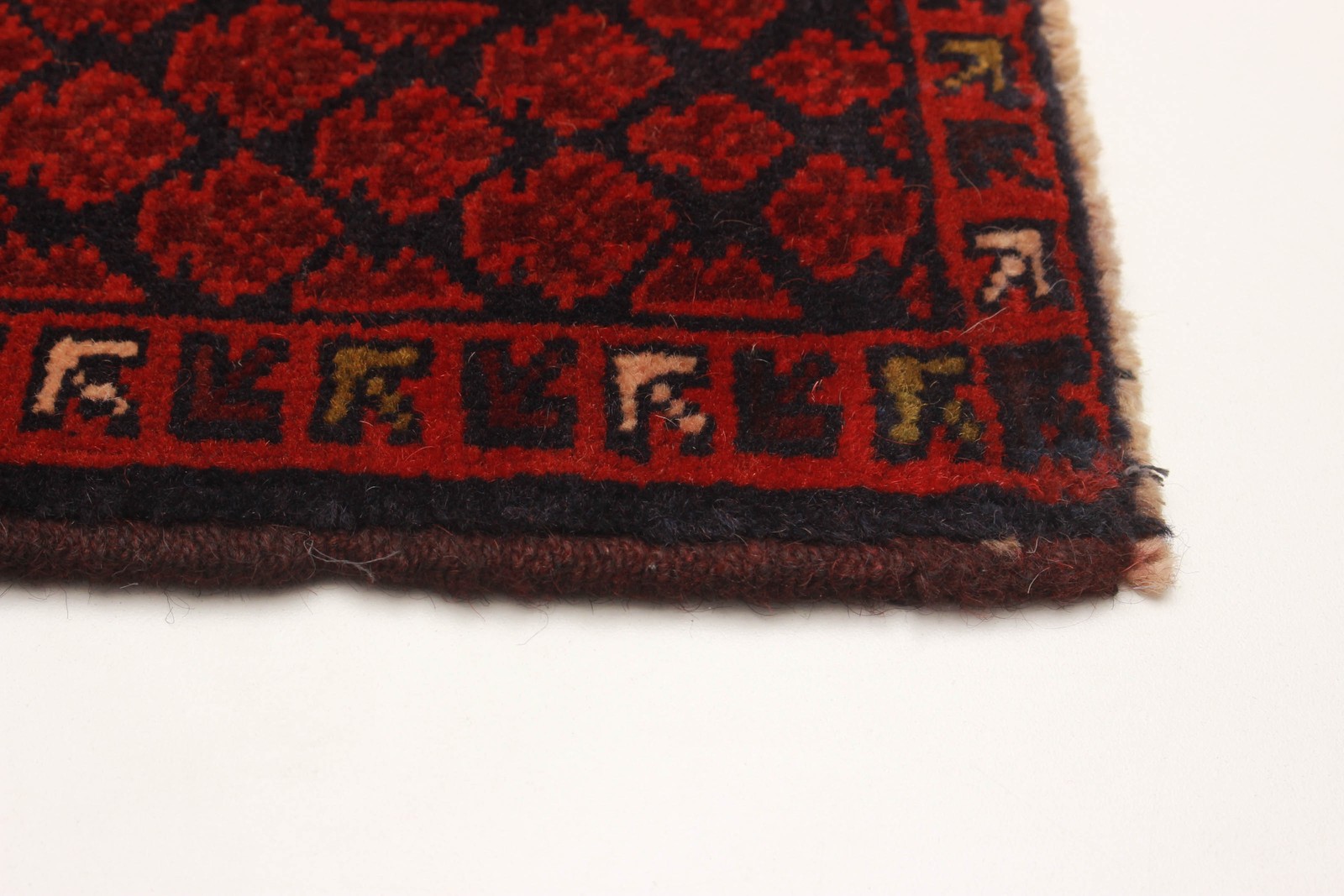 Vintage Hand-Knotted Area Rug 3’4″ x 5’3″ Traditional Oriental Wool Carpet