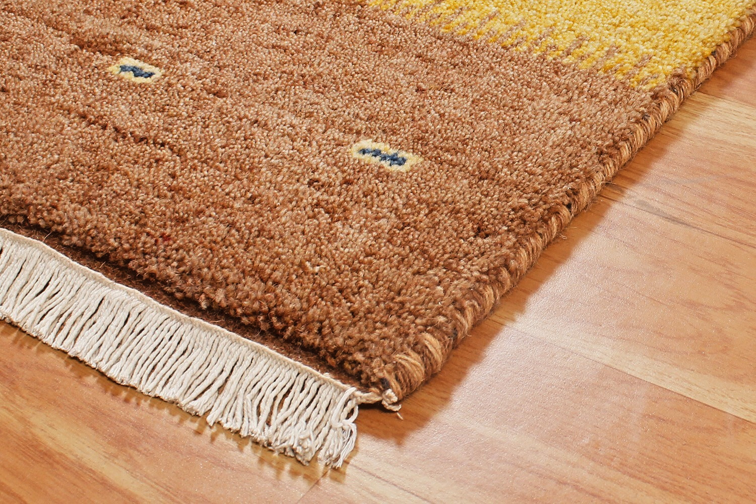 2.5×4.5 Indian Hand Knotted Area Rugs Multicolor Modern Living Room Wool Carpets