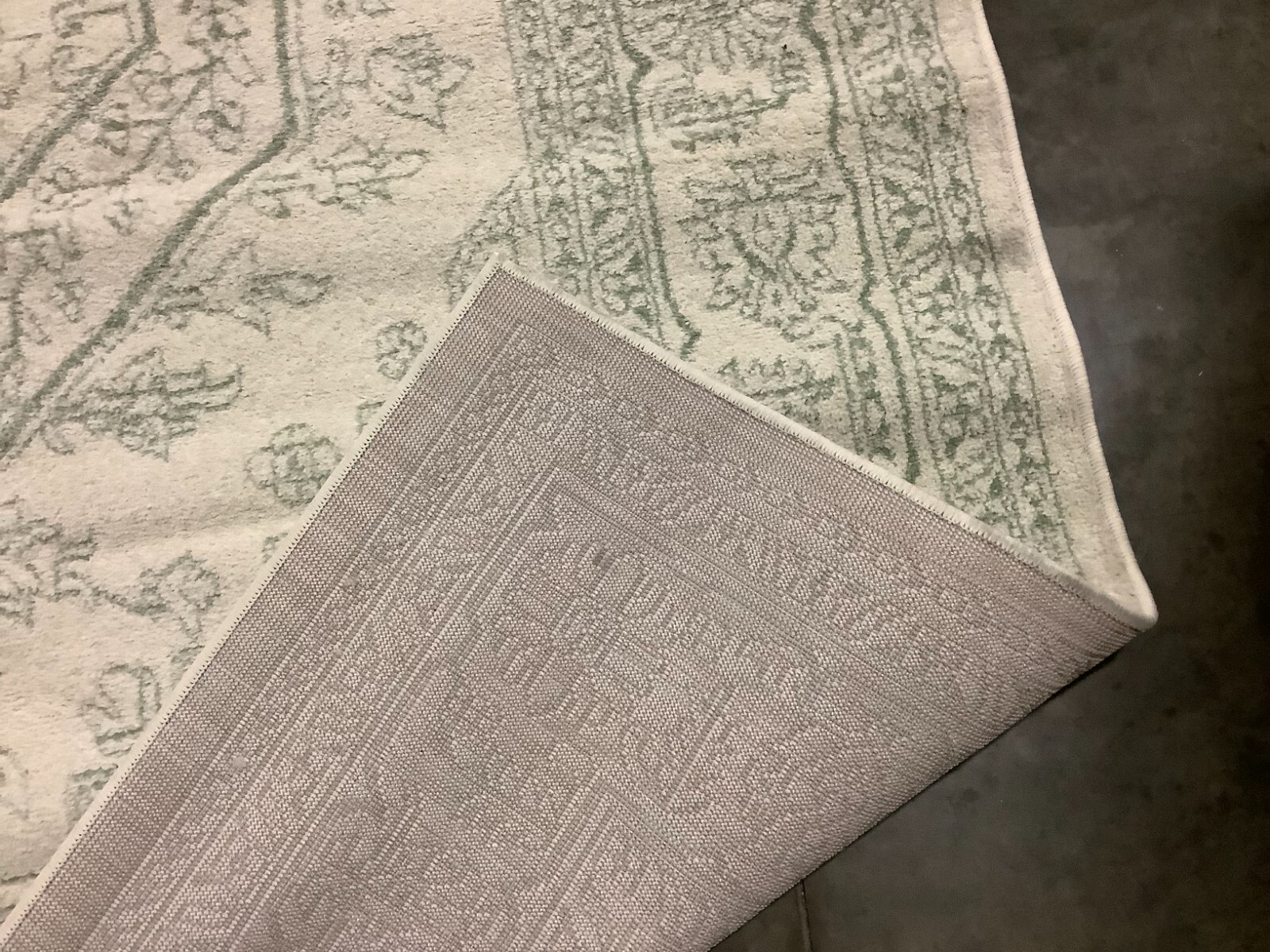 SAGE / IVORY 6′-0″ x 9′-0″ Flaw in Rug, Reduced Price 1172675702 ADR108W-6